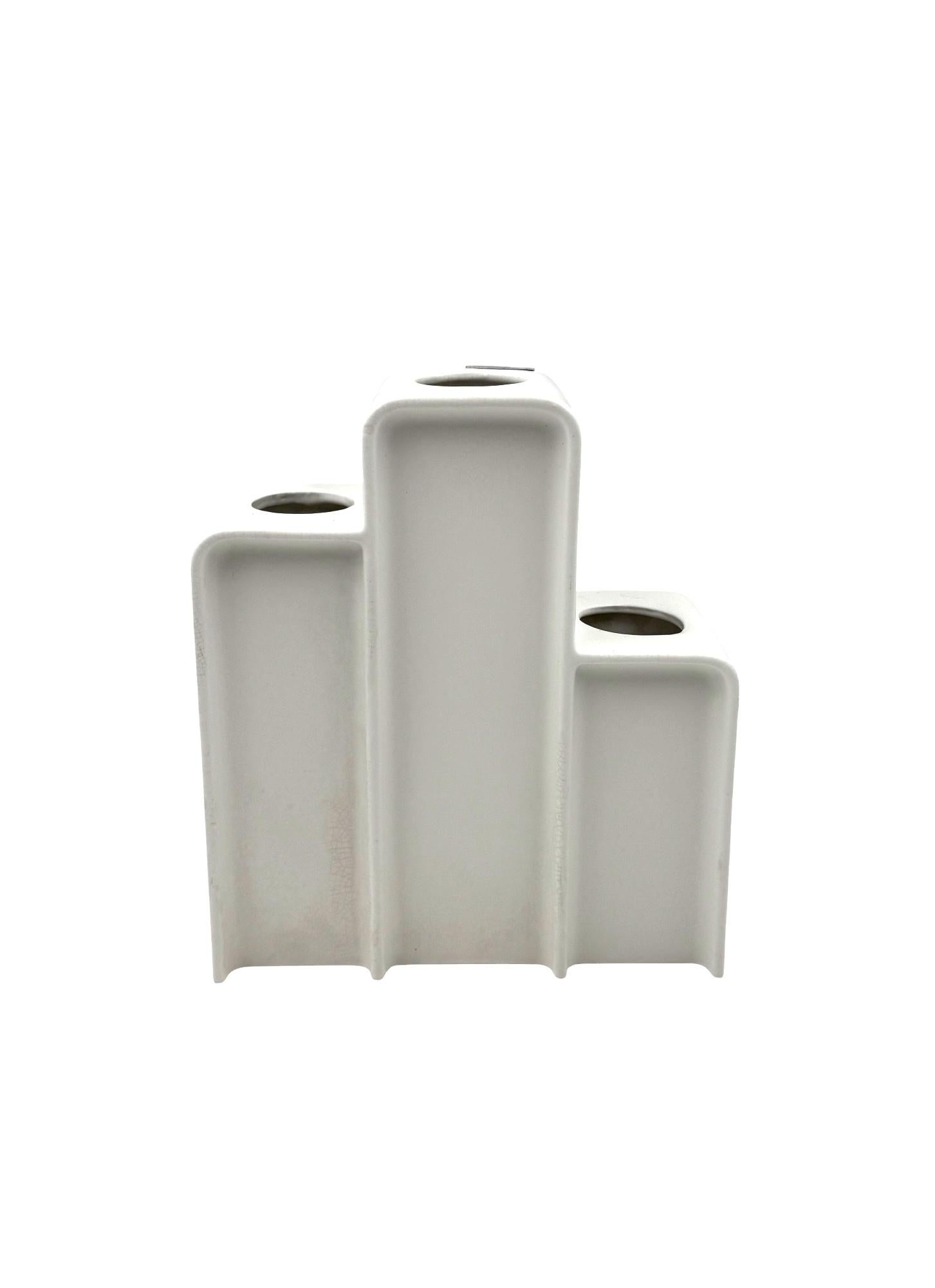 Makio Hasuike, space age ceramic vase, Arnolfo di Cambio, Italy 1975 in vendita 1