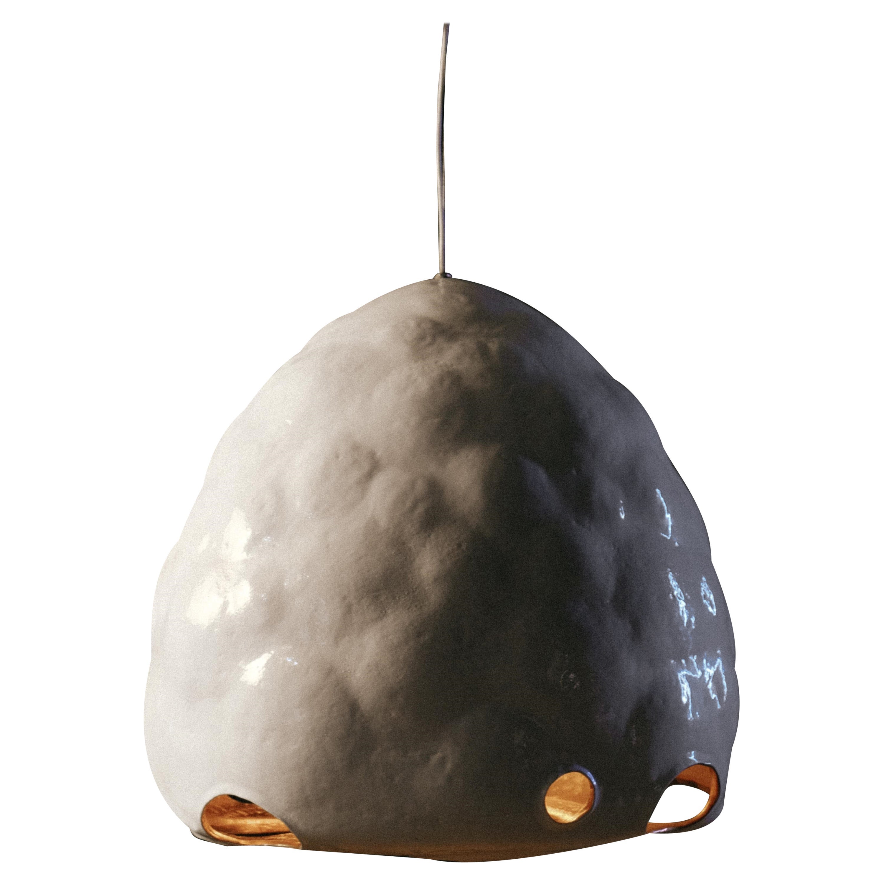 Lampe à suspension en céramique Makivka 55 par Makhno