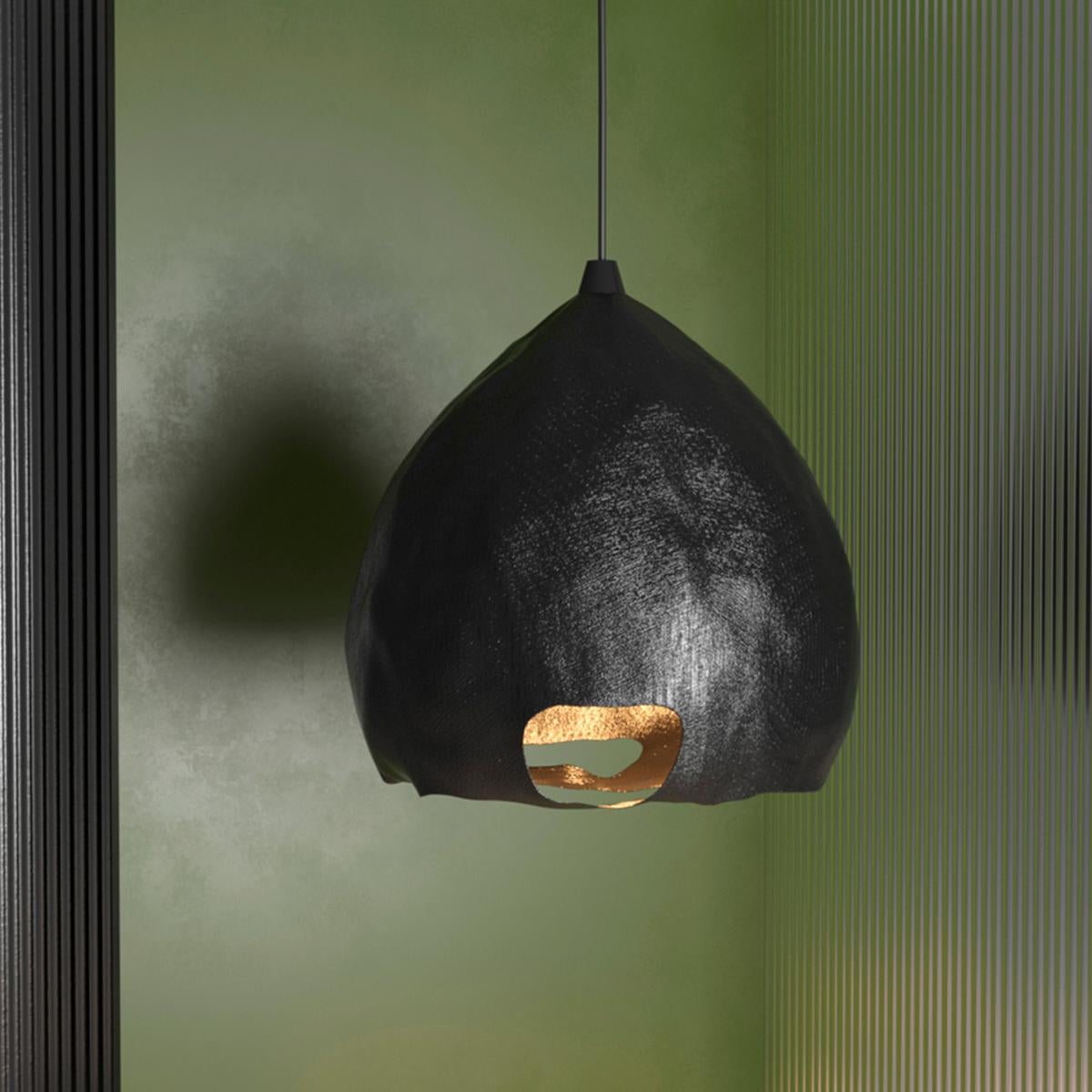 Makivka ceramic pendant lamp 85 by Makhno
Dimensions: D 80 x H 85 cm
Materials: Copper
Also Available in ceramic.

All our lamps can be wired according to each country. If sold to the USA it will be wired for the USA for instance.

Makivka