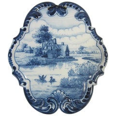 Makkum Blue and White Wall Plaque