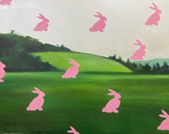 Georgian Contemporary Art by Mako Lomadze - Pink Rabbit 2 