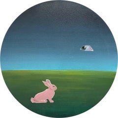 Georgian Contemporary Art by Mako Lomadze - Pink Rabbit 3 
