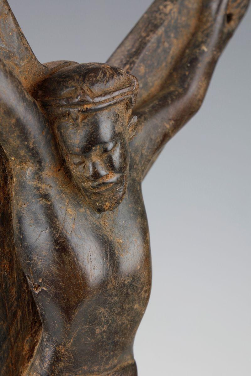 Hand-Carved Makonde Figure Depicting Jesus, Tanzania For Sale