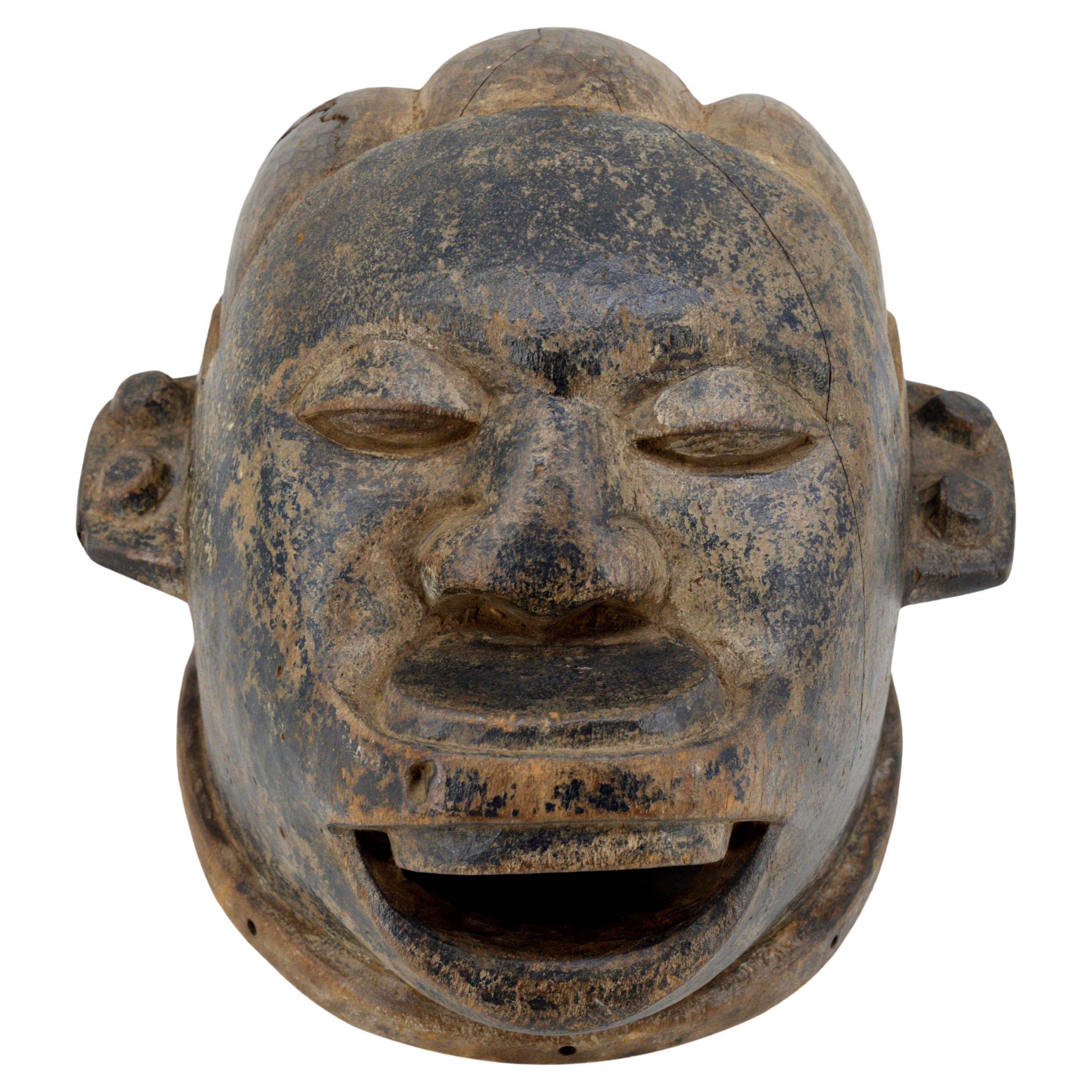 Makonde Mask Helmet, Africa, Early 20th Century For Sale