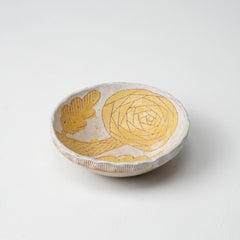 Makoto Kagoshima, bol "Yellow Flower", Japon, artiste céramiste.