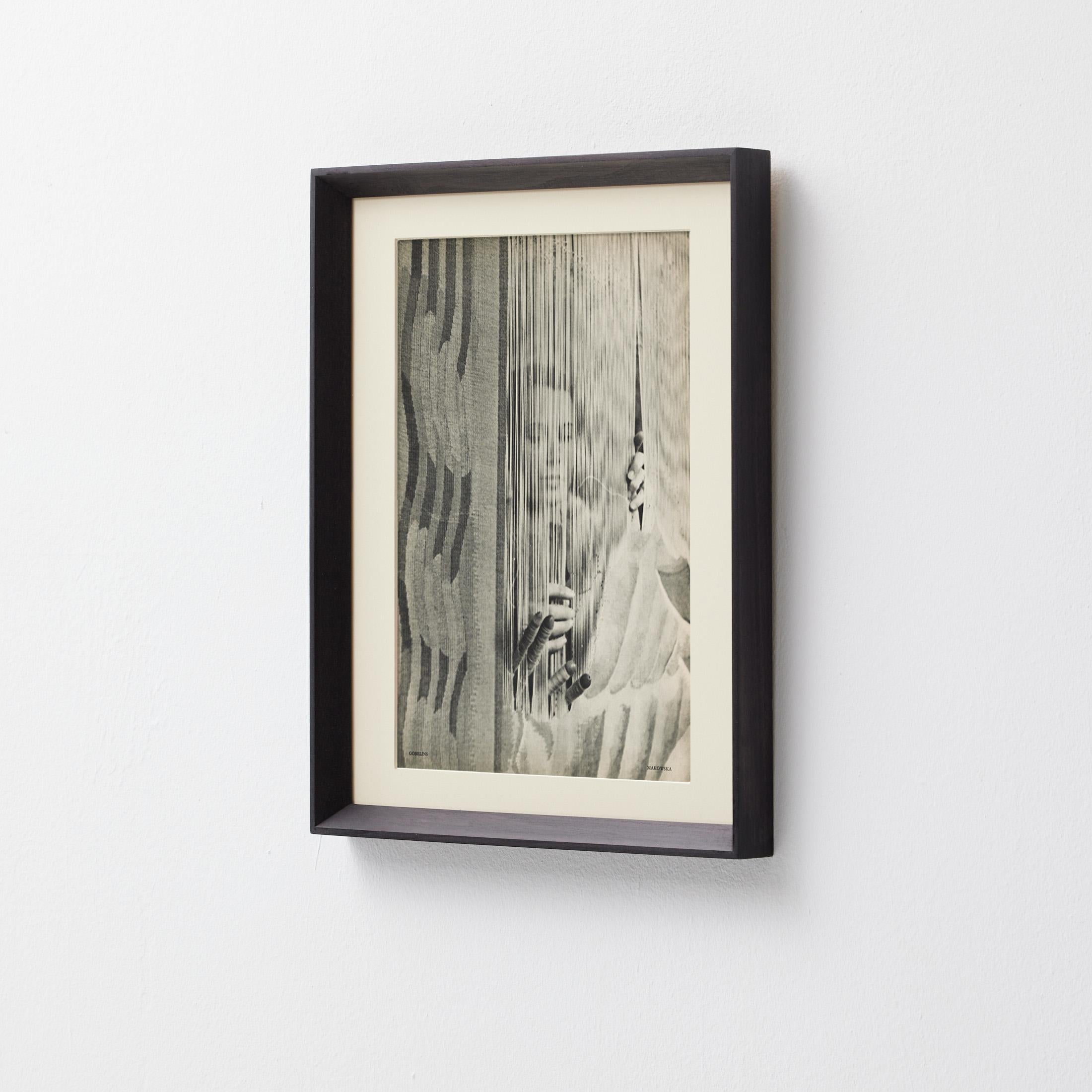 Makowska - Femme tisseuse Héliogravure des années 1930, Verve Magazine 1937, encadré en vente 4