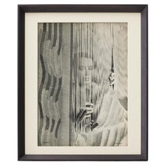 Makowska - Mujer tejiendo 1930 Heliograbado, Revista Verve 1937, Enmarcado