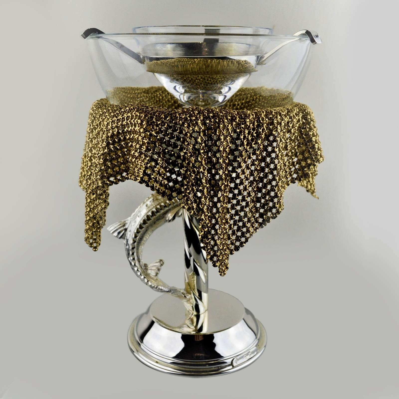 Makramè Caviar Holder In New Condition In Milan, IT