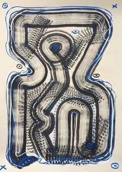 Continuum XX, Gemälde, Acryl auf Papier