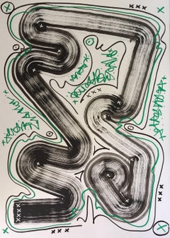 Continuum XXIV, Gemälde, Acryl auf Papier