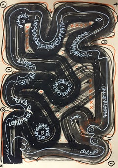 Continuum XXVII, Malerei, Acryl auf Papier