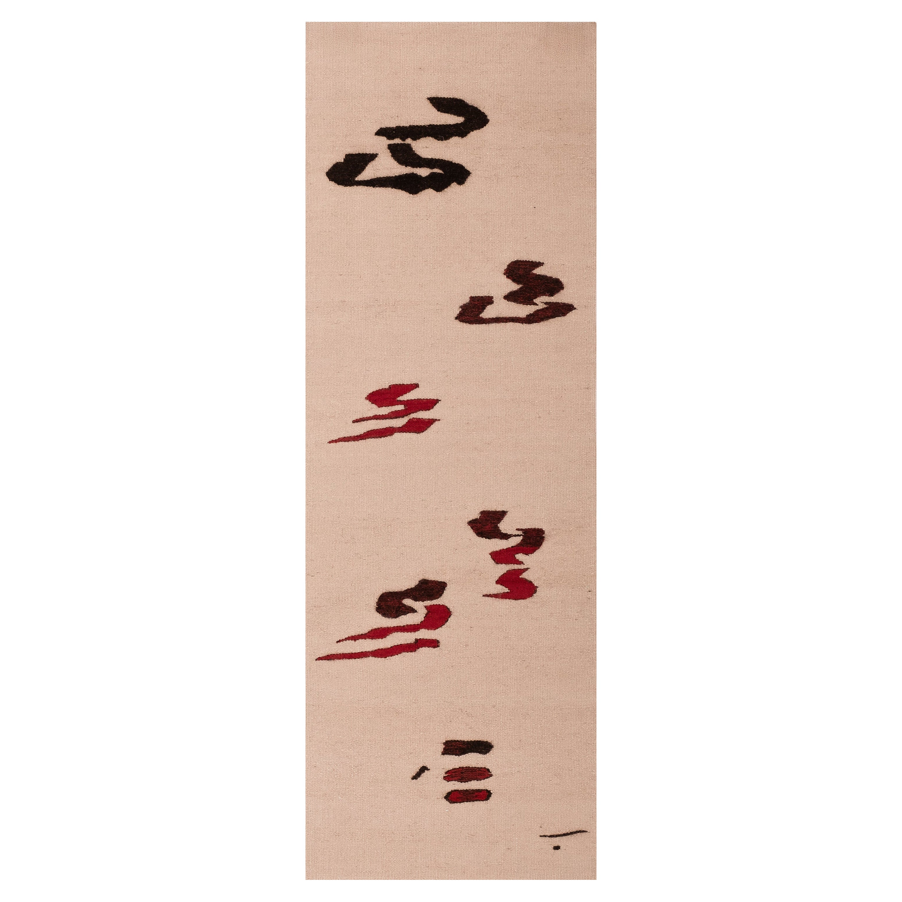 Maktub flatweave handmade wool wall-hanging