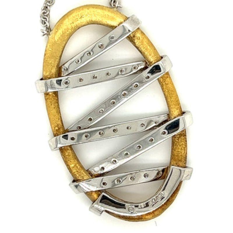 Modern Makur Designs Diamond Necklace For Sale