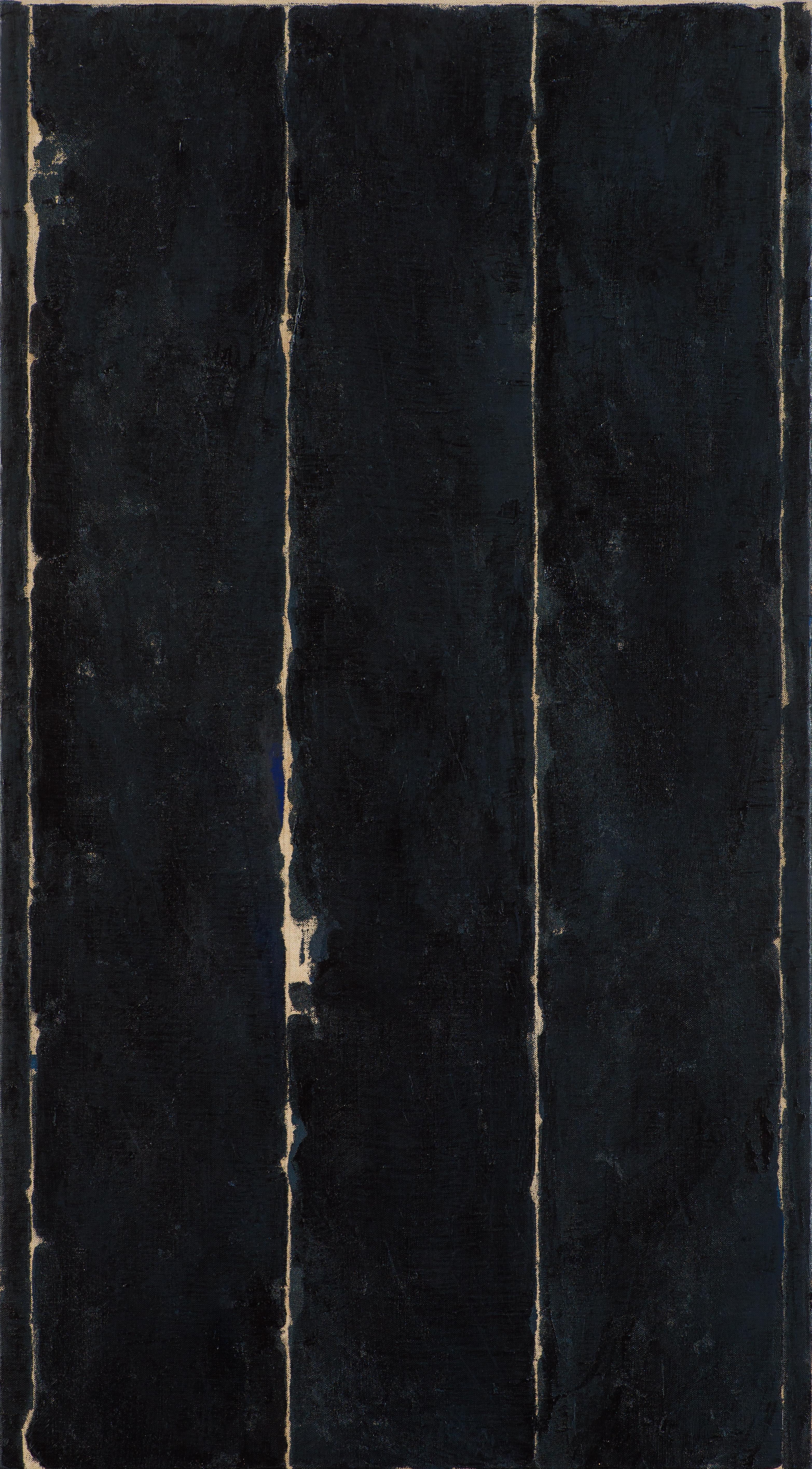 Mala Breuer Abstract Painting - 1978 (black)