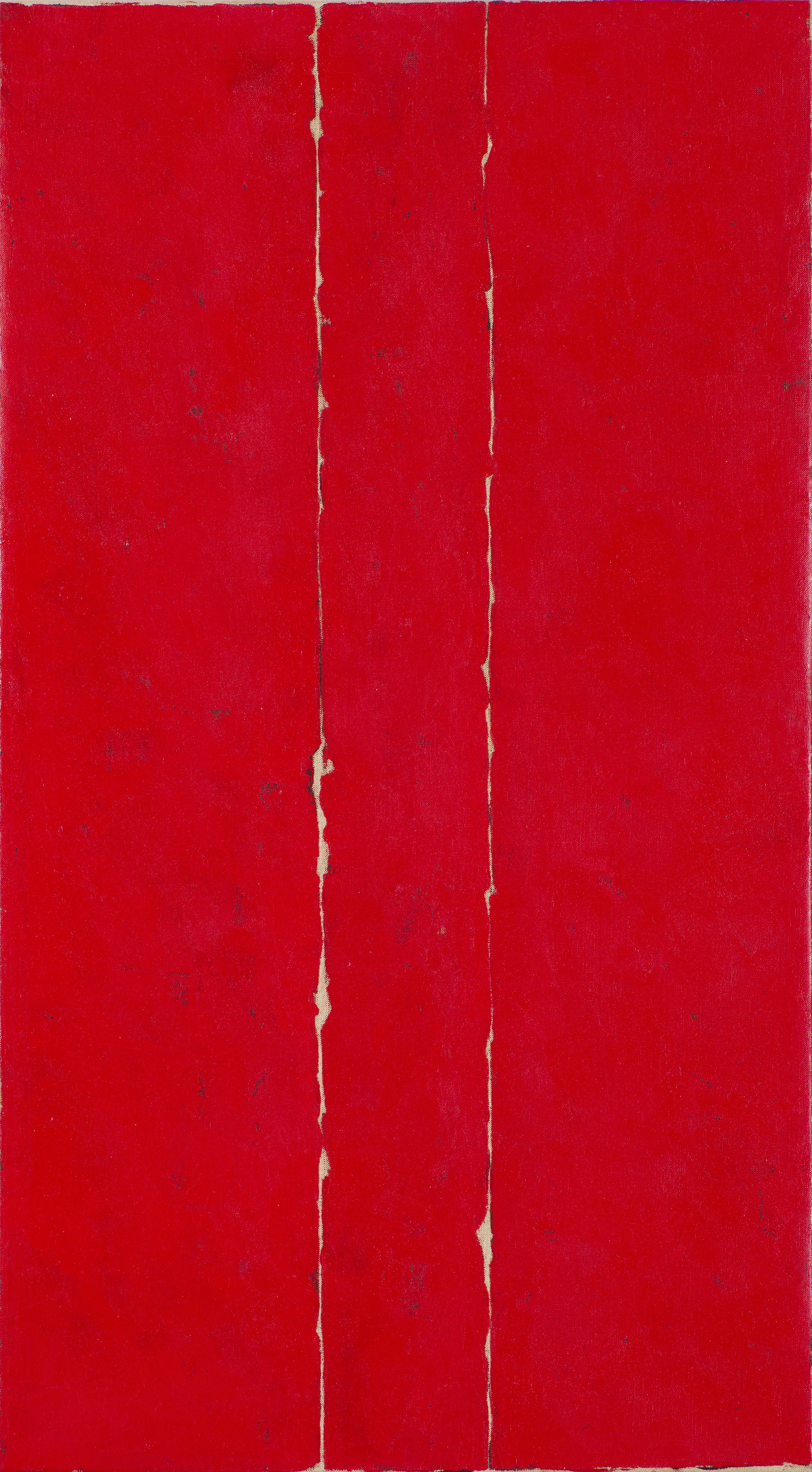 Mala Breuer Abstract Painting - 1978 (red)