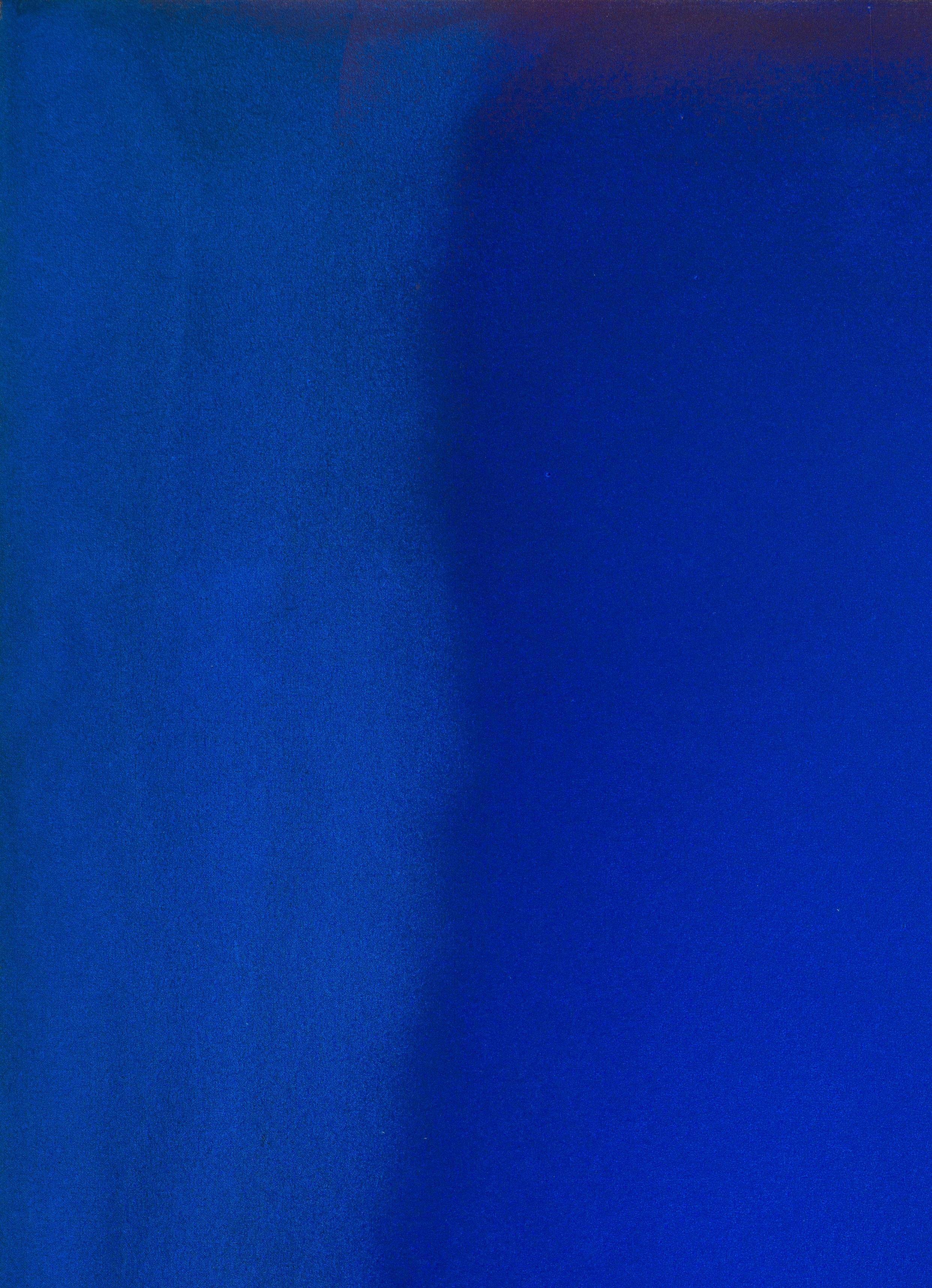 Untitled (Blue 1969) - Painting by Mala Breuer