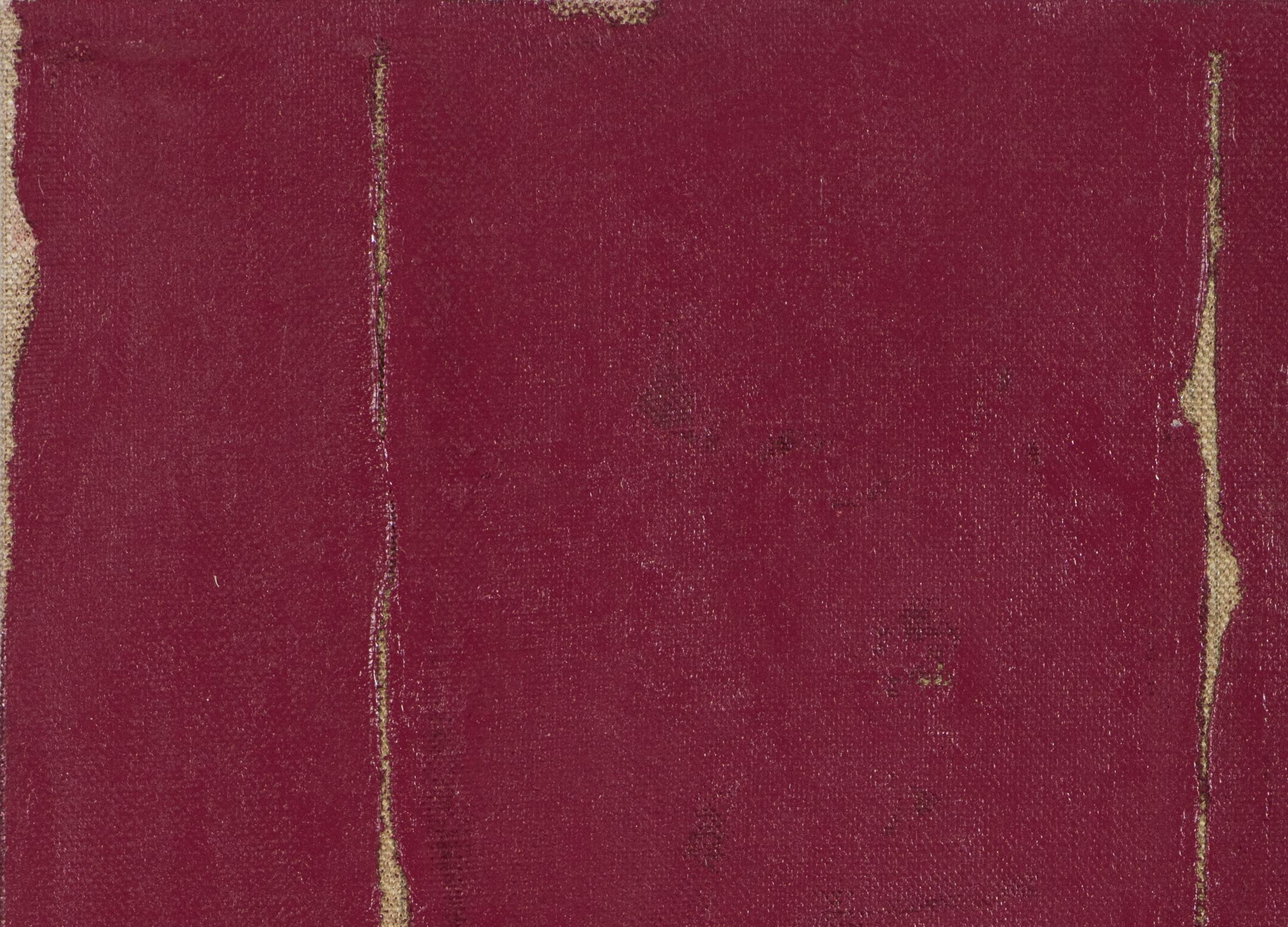 Untitled Red (1979) - Painting by Mala Breuer