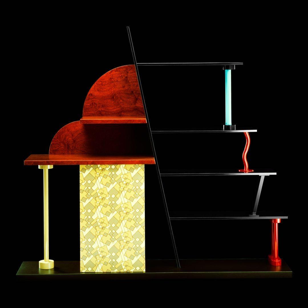Malabar Bookcase and Storage by Memphis, Ettore Sottsass For Sale 5
