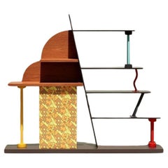 Librería y estantería Malabar de Memphis, Ettore Sottsass