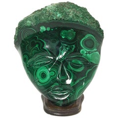 Malachite African Wall Decoration Mask