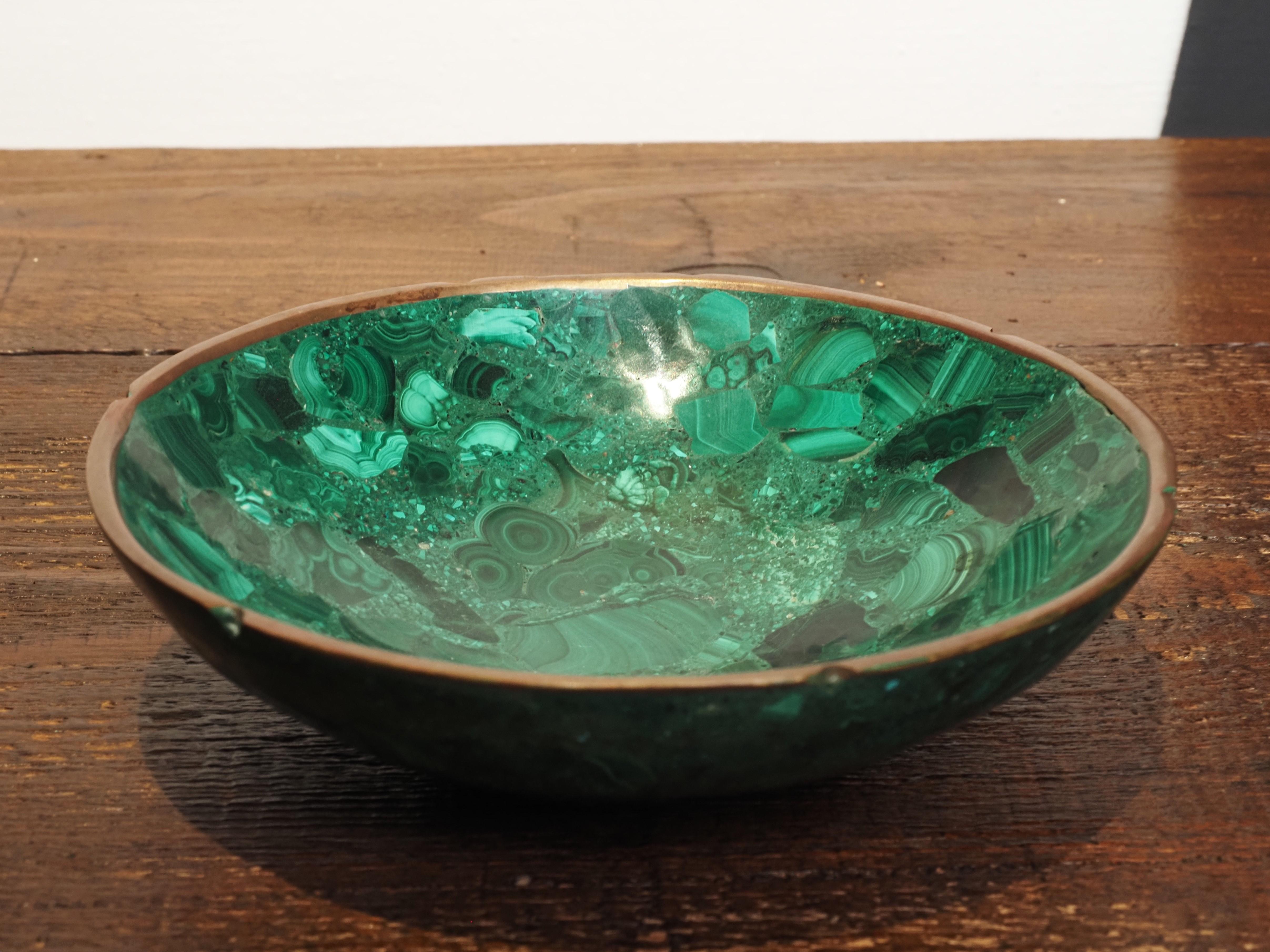 Scala in malachite e ottone in vendita 4