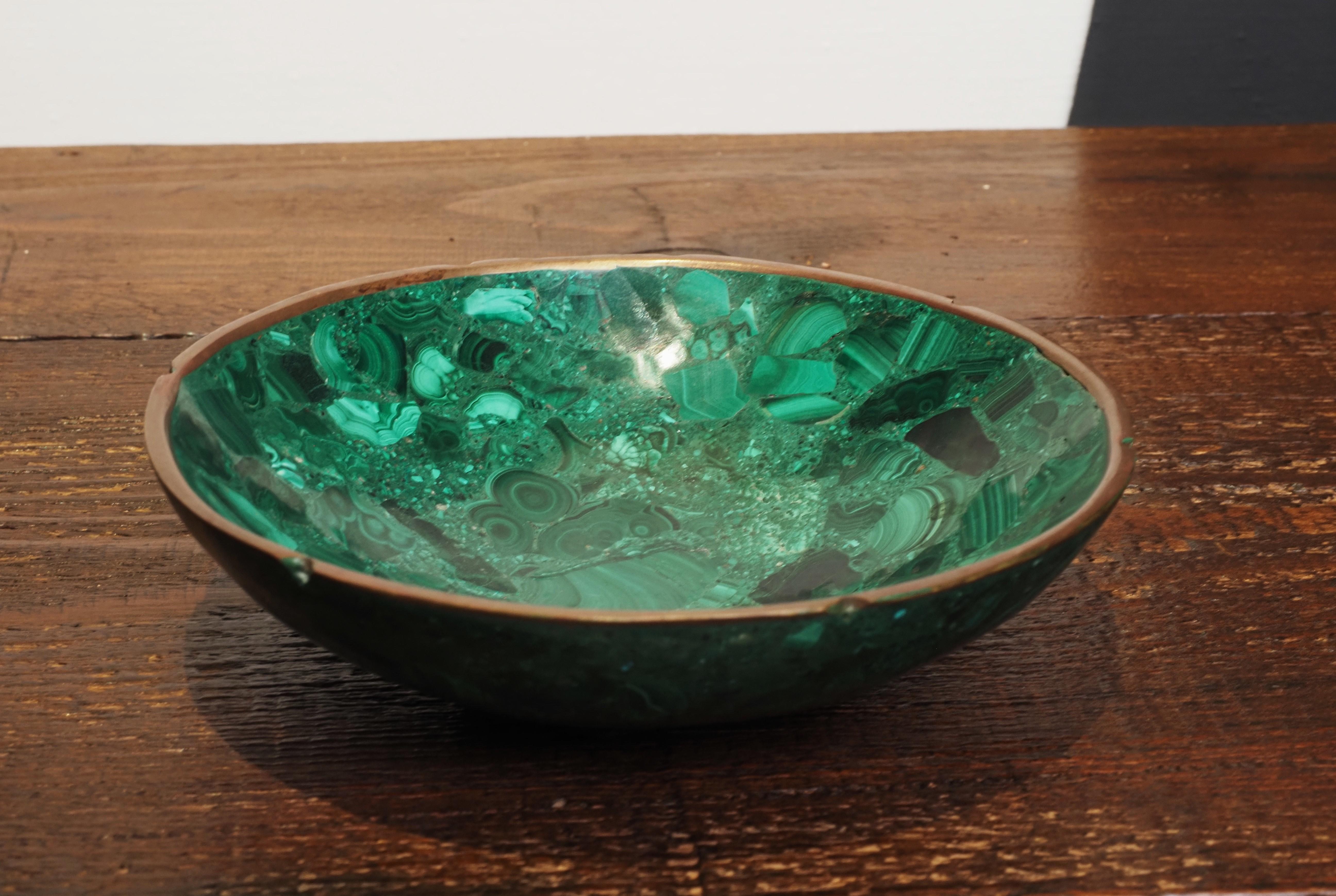 Scala in malachite e ottone in vendita 6