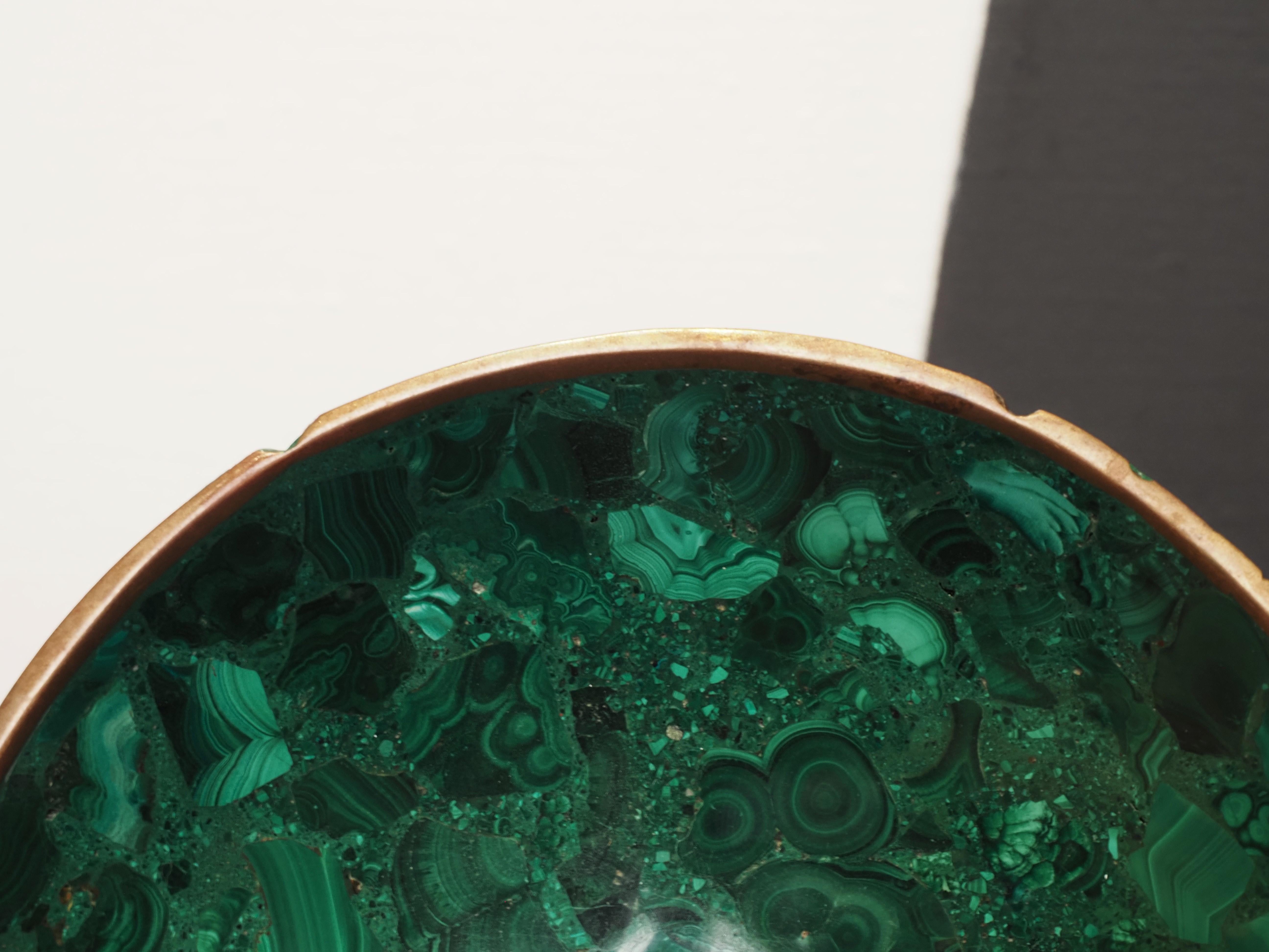 Scala in malachite e ottone in vendita 8
