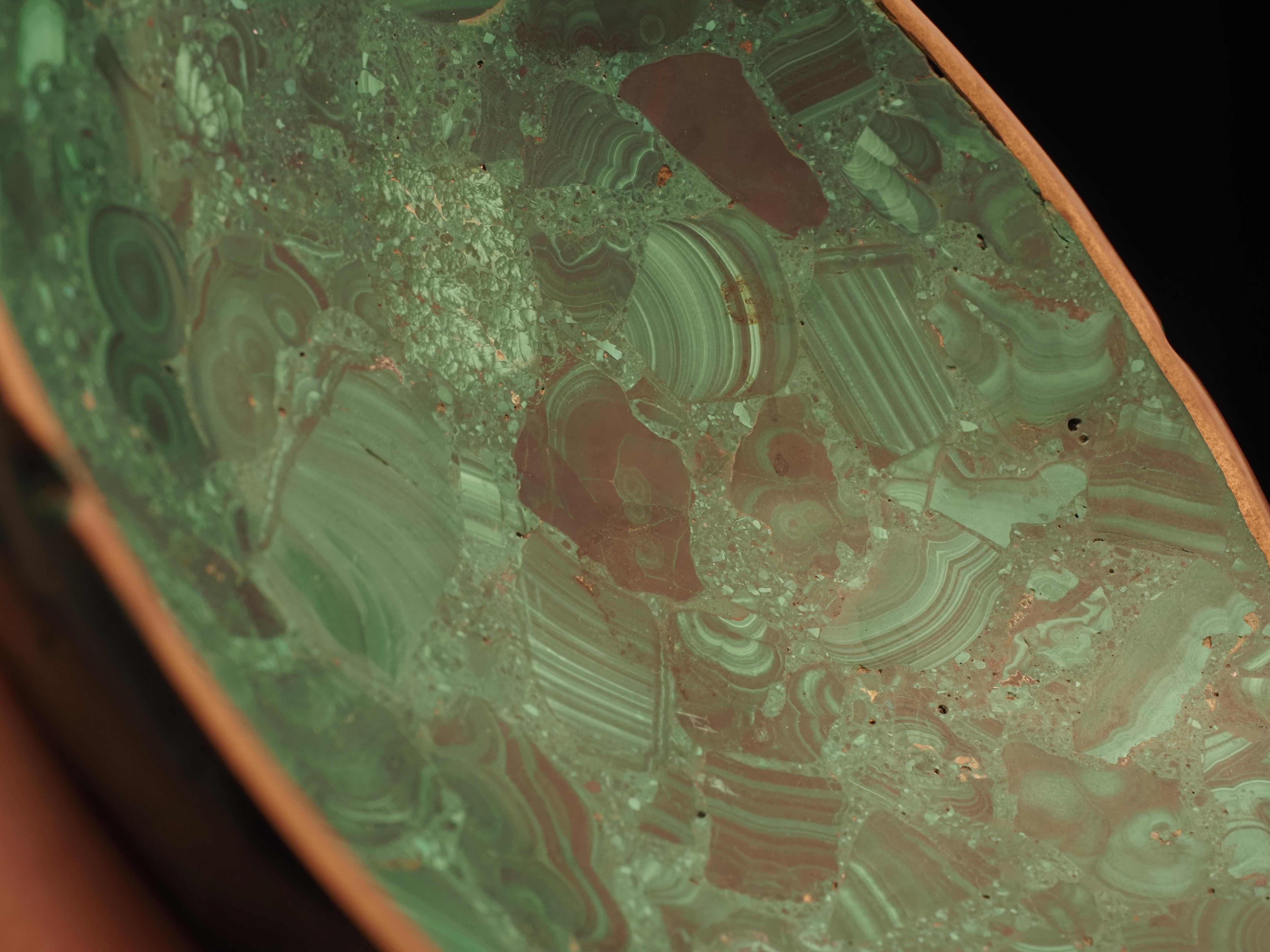 Scala in malachite e ottone in vendita 1