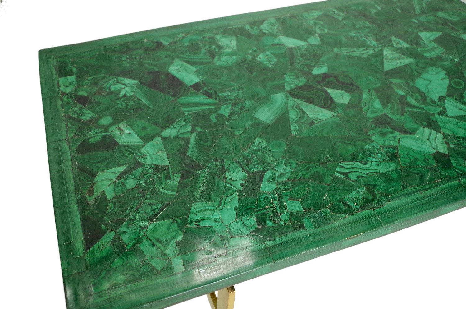 malachite coffee table