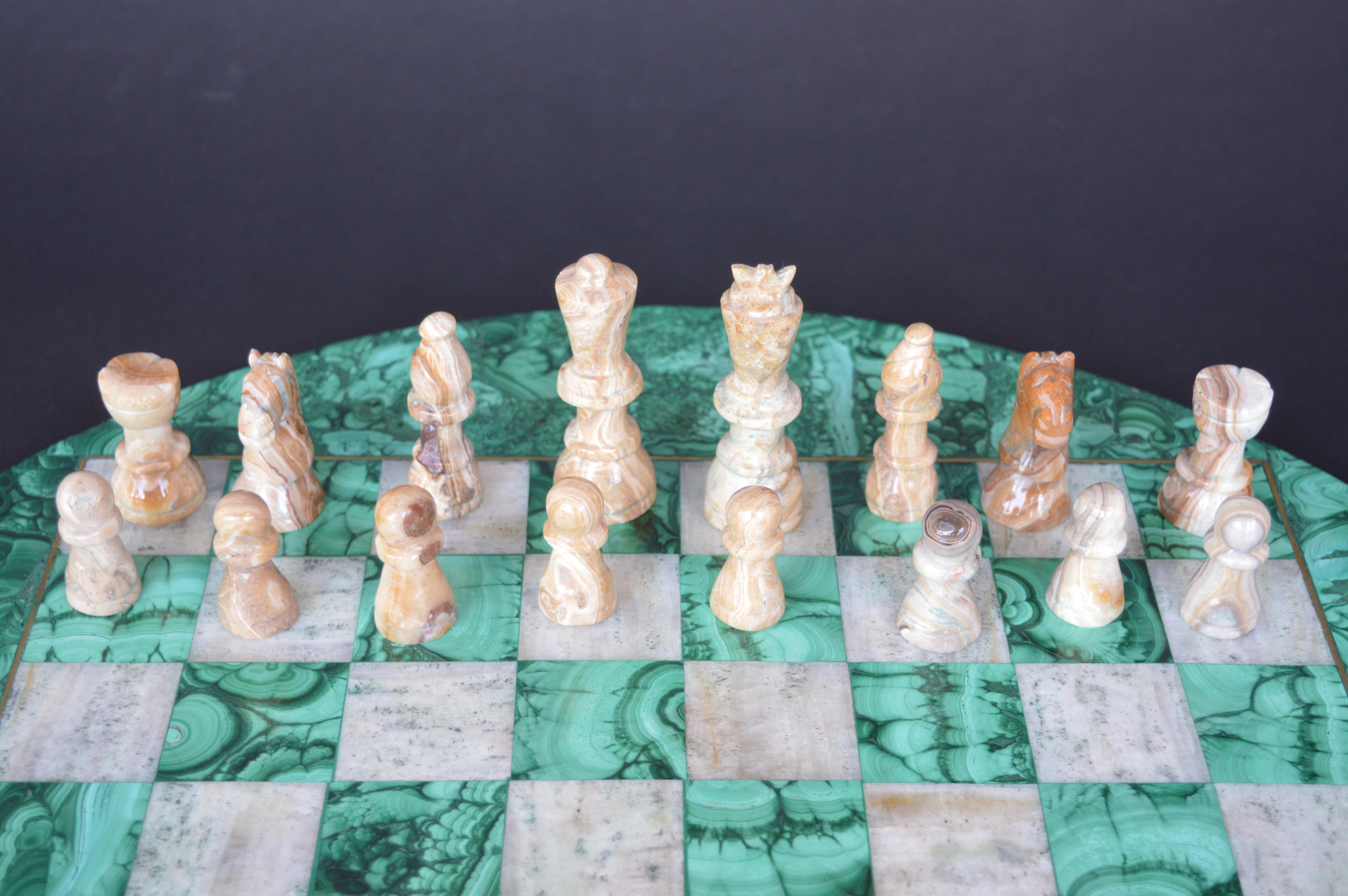 Malachite and Marble Chess Set 2