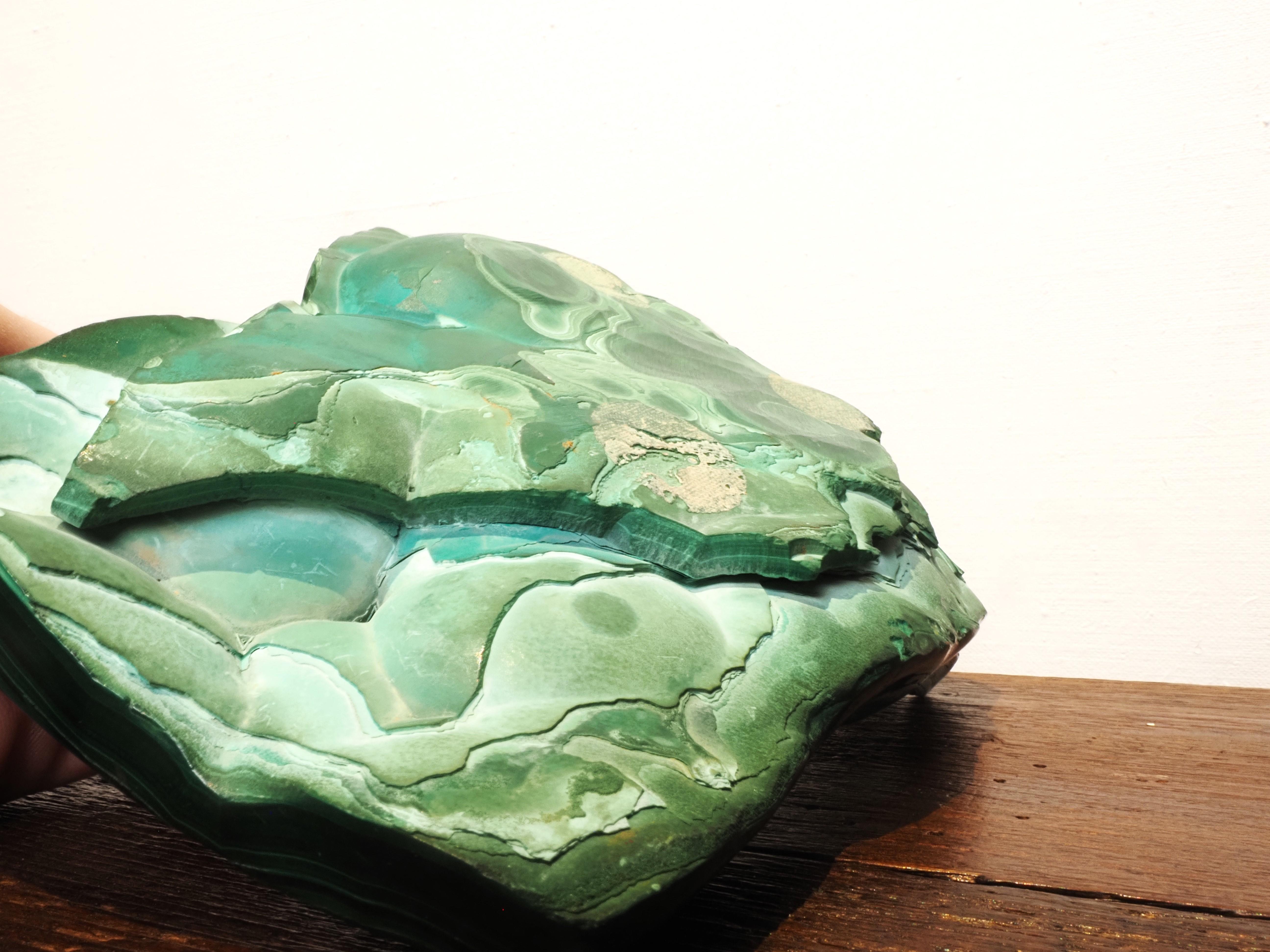 Malachite ashtray 8