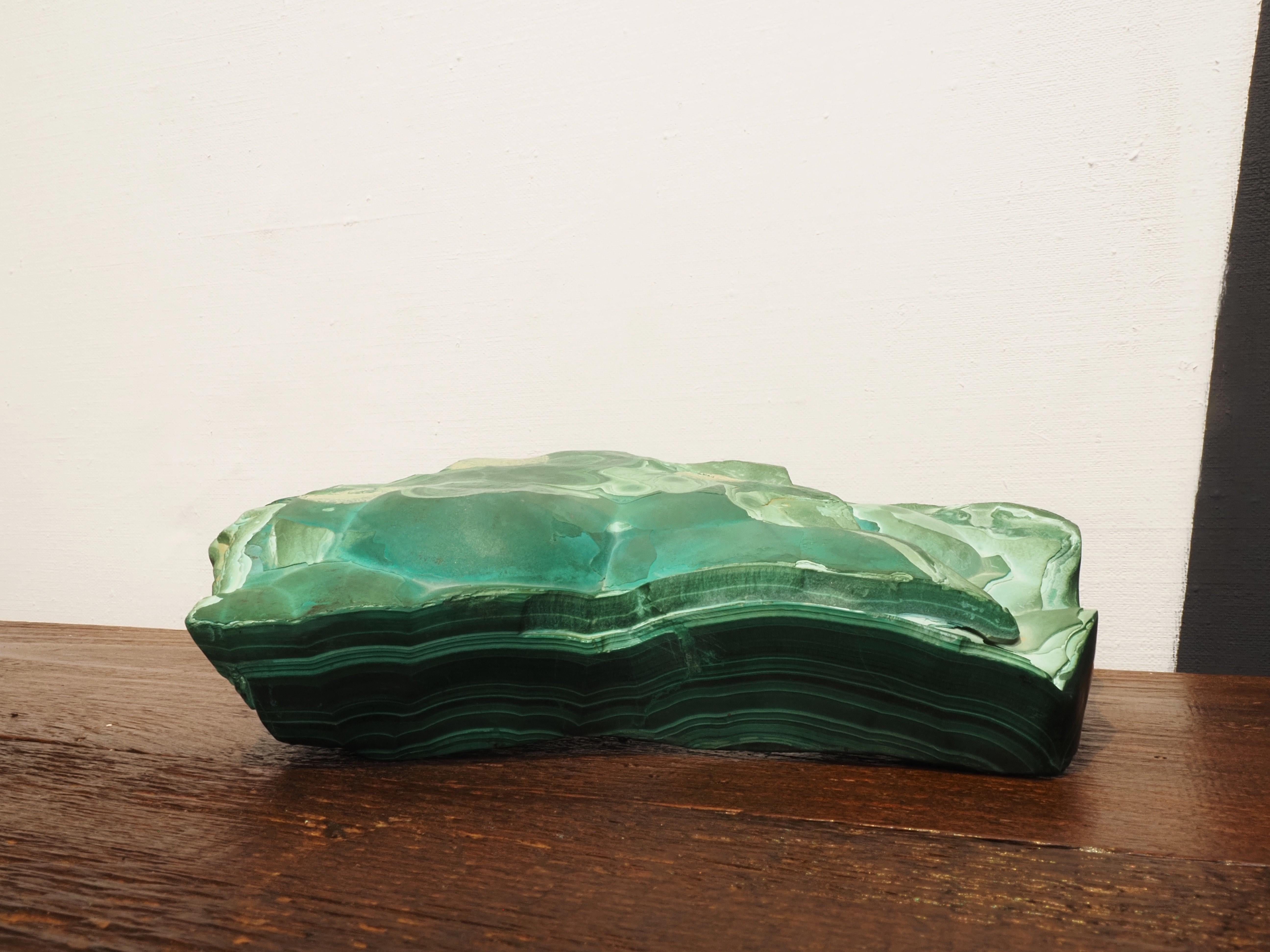 Malachite ashtray 2