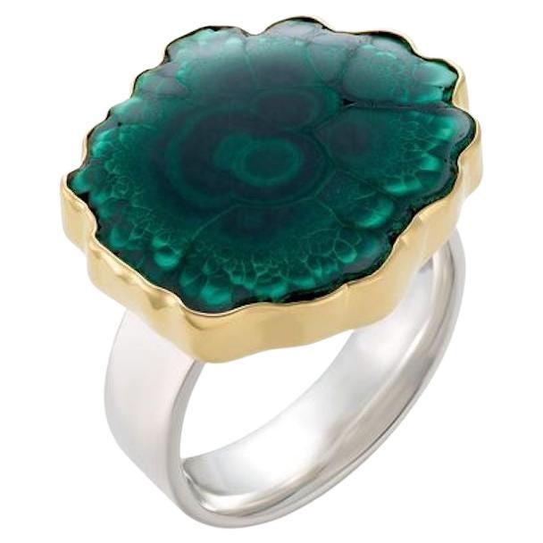 Malachite Bloom Ring For Sale at 1stDibs