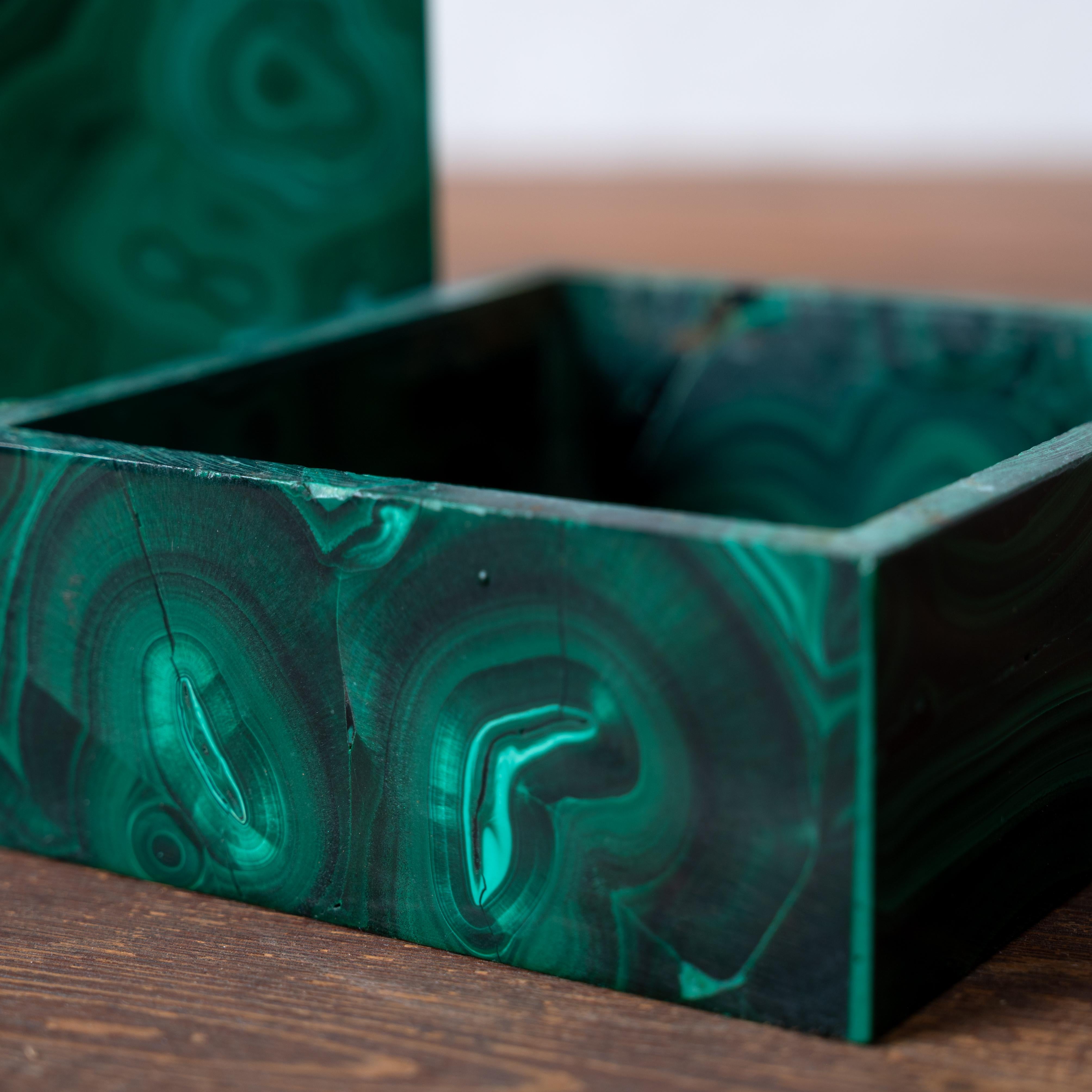 Malachite Box For Sale 1
