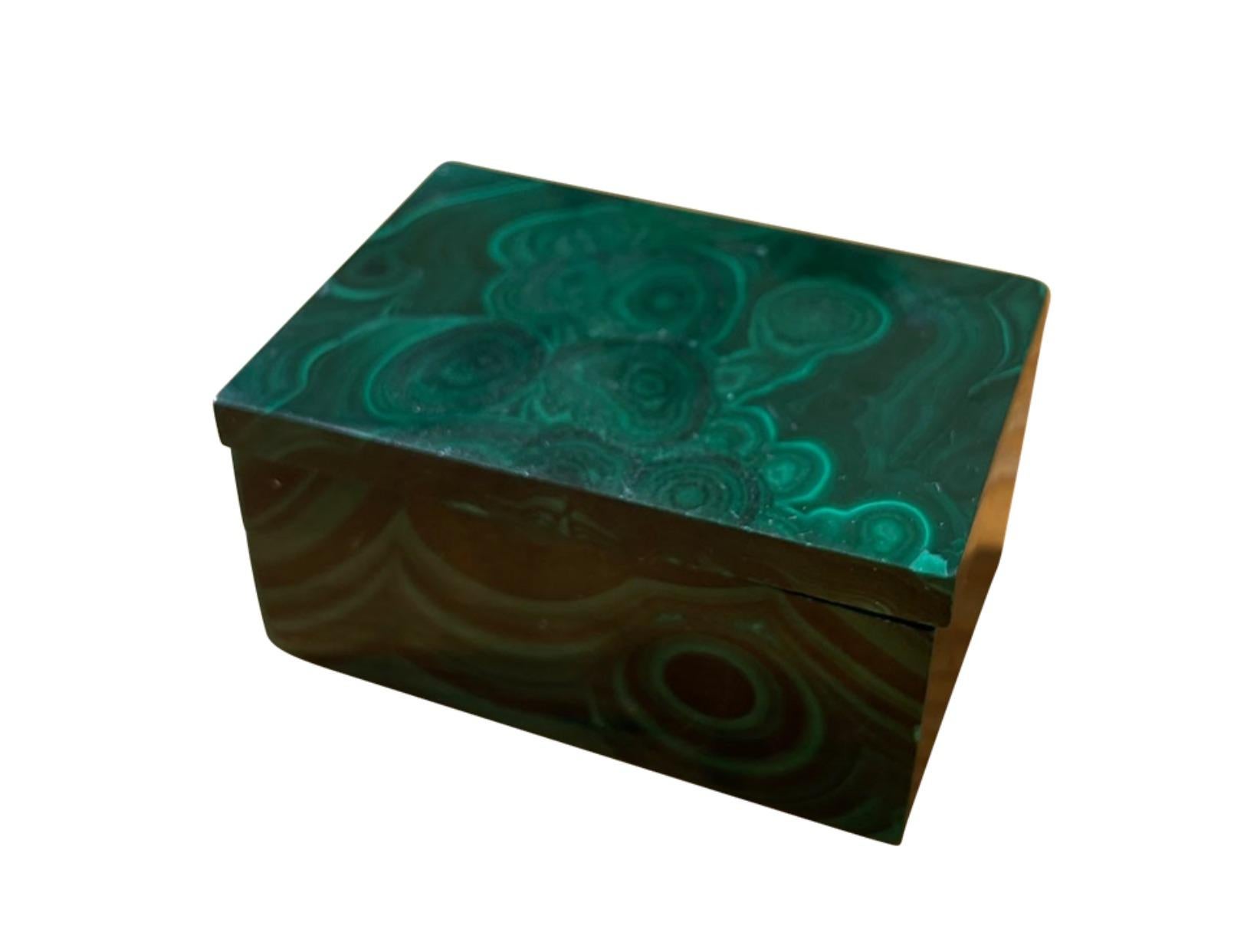 Caja de malaquita en venta 1
