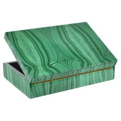 Antique Malachite Box