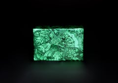 Malachite Box Gemstone Box Botanical Veins