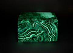 Malachite Box Gemstone Pure Color Band