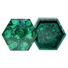 Malachite Box Turkey Tail Hexagonal