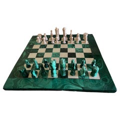 Malachite chessboard