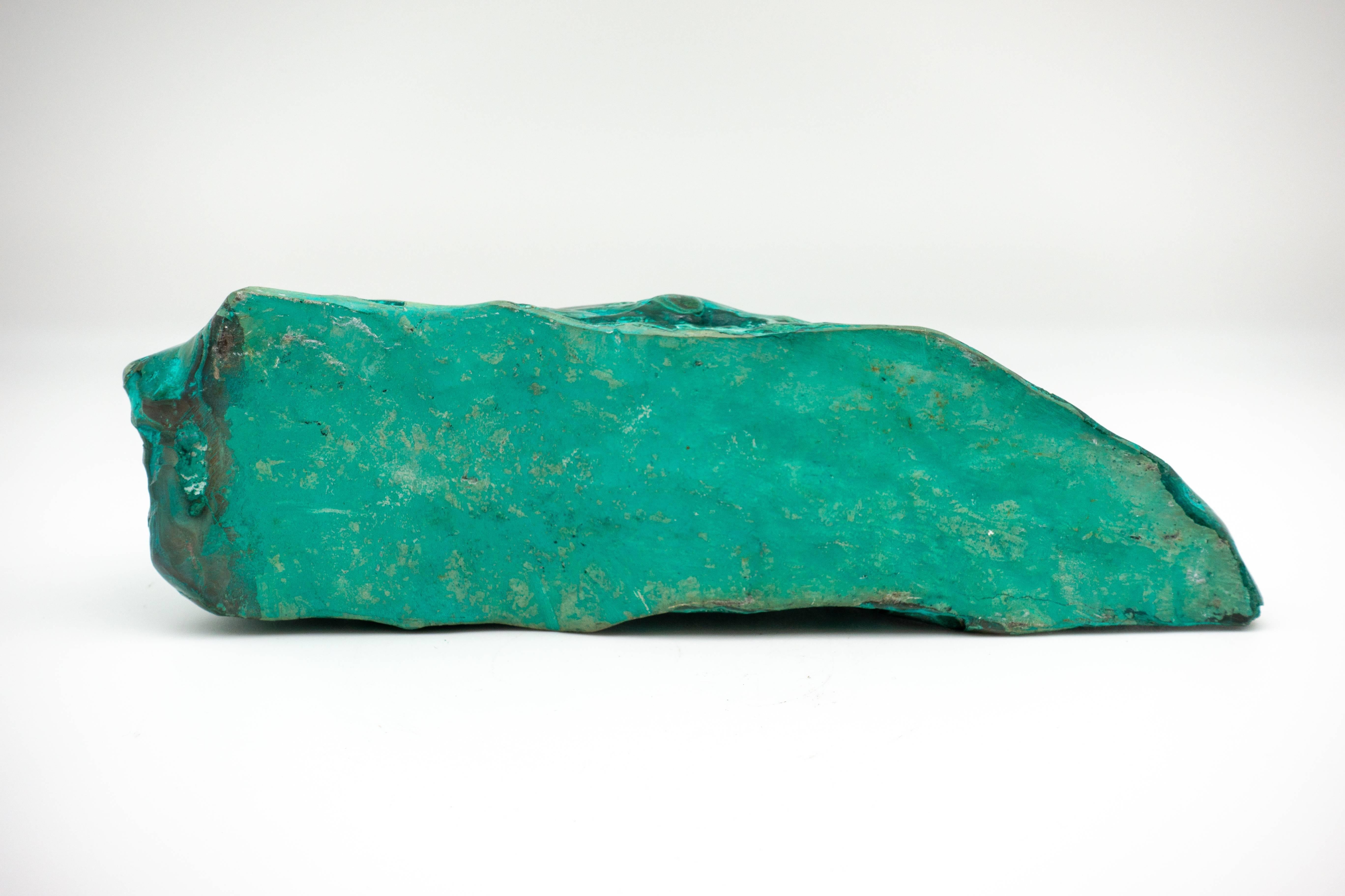 Malachite-Chrysocolla Specimen Large In Good Condition For Sale In New York, NY