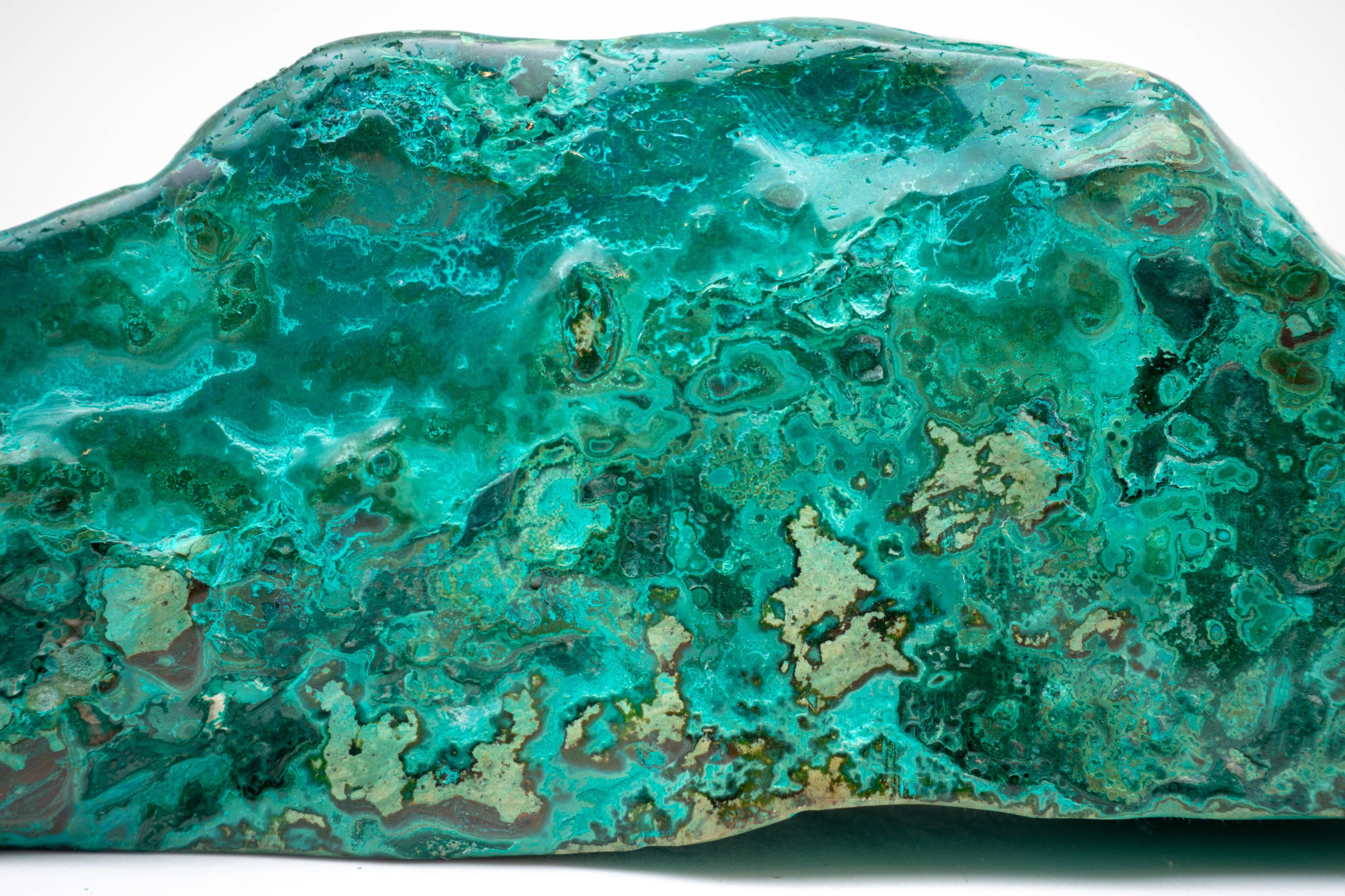 Malachite-Chrysocolla Specimen Large For Sale 1