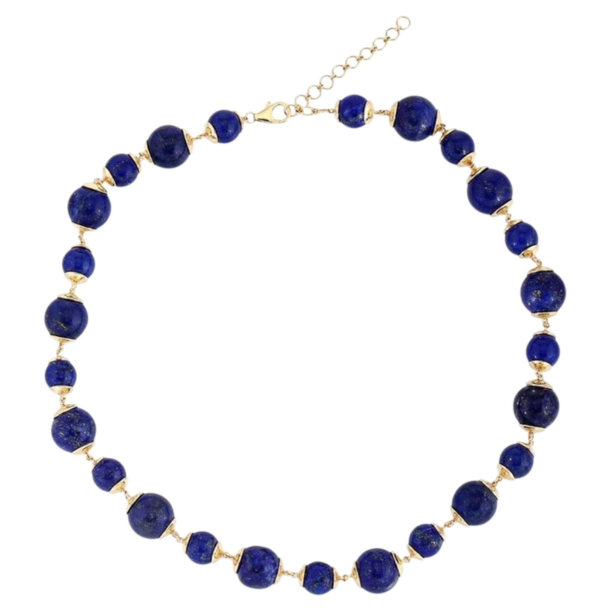 Collar de oro amarillo de 14 quilates con malaquita y diamantes en venta