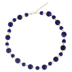 Malachite & Diamond 14K Yellow Gold Necklace