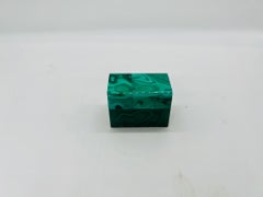 Boîte à couvercle en malachite, probablement italienne