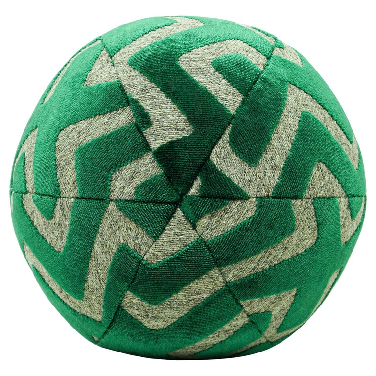 Malachite Green Ball Pillow For Sale