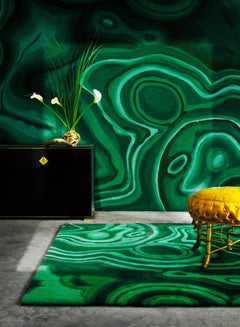 'Malachite' Hand-Tufted Area Rug by Josephine Pinton