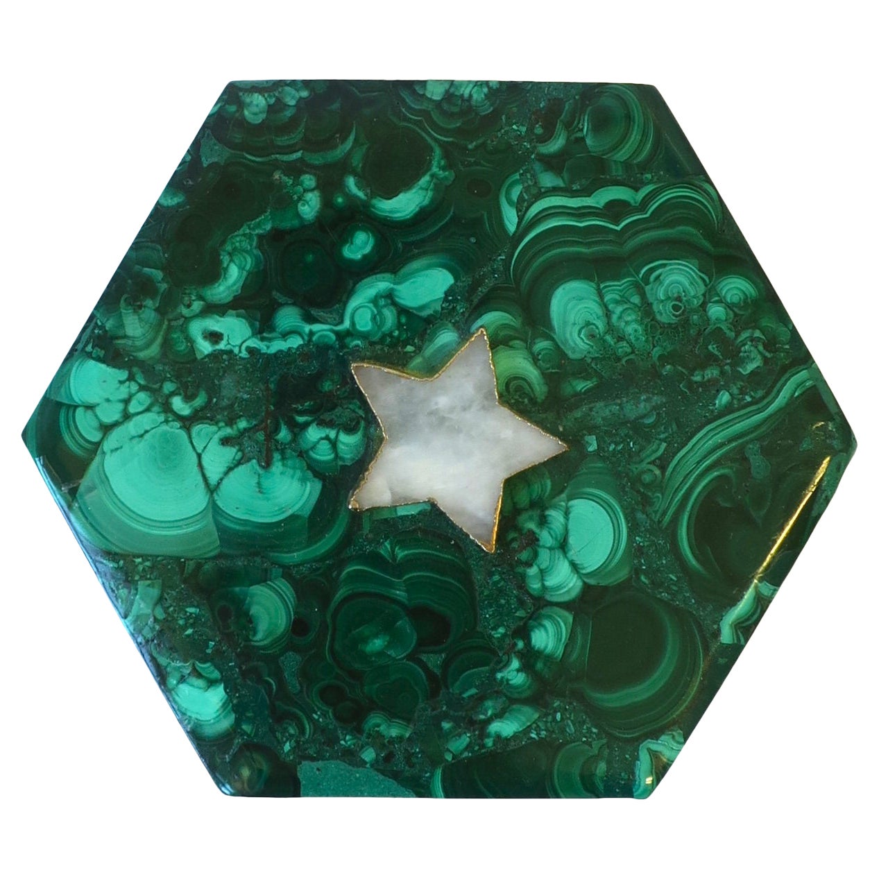 Portagioie in malachite