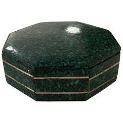 Malachite Octagonal Box