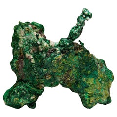 Malachite over Copper from Bisbee, Warren District, Cochise County, Arizona